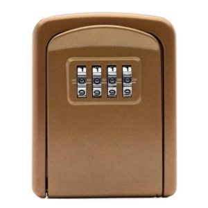 G9 4-digit Password Aluminum Alloy Key Storage Box(Gold) (OEM)