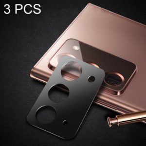 3 PCS Lens Film Aluminum Alloy Sheet Camera Protection Film For Samsung Galaxy Note20 (Black) (OEM)