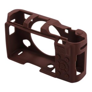 Soft Silicone Protective Case for FUJIFILM X-A5(Coffee) (OEM)