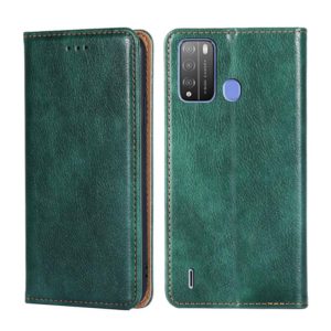 For Itel Vision 1 Pro Gloss Oil Solid Color Magnetic Leather Phone Case(Green) (OEM)