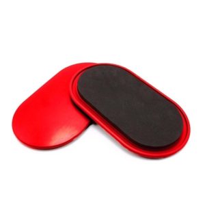 1 Pair Oval Sliding Mat for Fitness / Yoga, Size: 23 x 15cm(Red) (OEM)