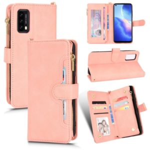 For Blackview A90 Litchi Texture Zipper Leather Phone Case(Pink) (OEM)