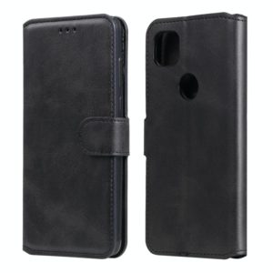 For Google Pixel 4a Classic Calf Texture PU + TPU Horizontal Flip Leather Case, with Holder & Card Slots & Wallet(Black) (OEM)