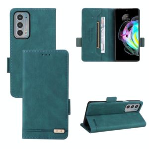 For Motorola Edge 20 Magnetic Clasp Leather Phone Case(Green) (OEM)