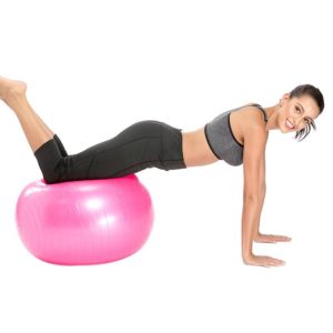 Thickening Explosion-proof Big Yoga Ball Sport Fitness Ball Environmental Pregnant Yoga Ball, Diameter: 75cm(Pink) (OEM)