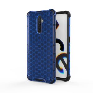 For Oppo Reno Ace Shockproof Honeycomb PC + TPU Case(Blue) (OEM)