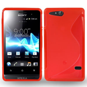 S Line TPU Case for Sony Xperia Go / ST27i (Red) (OEM)