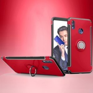 Anti-fall Magnetic Case with 360 Degree Rotating Armor Ring for Huawei Honor Note 10(Red) (OEM)