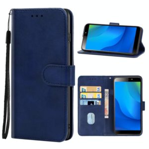 For Tecno Pouvoir 3 Air Leather Phone Case(Blue) (OEM)