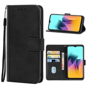 Leather Phone Case For Itel A58 Pro(Black) (OEM)