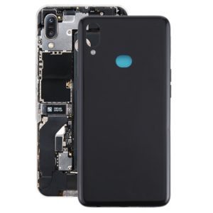 For Galaxy A10s Battery Back Cover with Side Keys (Black) (OEM)