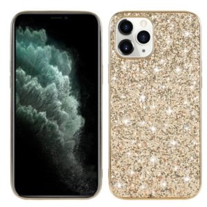 For iPhone 12 Pro Max Glitter Powder Shockproof TPU Protective Case(Gold) (OEM)