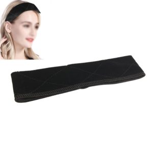 3 PCS Handmade Velvet Wig Hair Band Wig Fixed Headband(Black) (OEM)