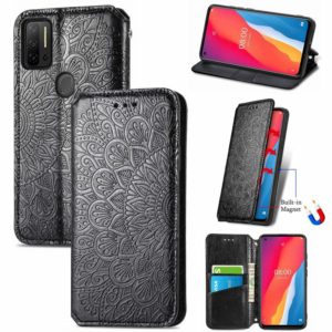 For Ulefone Note 11 Plus Blooming Mandala Embossed Pattern Magnetic Horizontal Flip Leather Case with Holder & Card Slots & Wallet(Blue) (OEM)