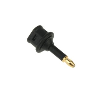 Gold Plated Square to Round 3.5mm Optical Fiber Adapter (OEM)