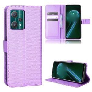 For OnePlus Nord CE 2 Lite 5G / OPPO Realme 9 Pro / 9 5G Diamond Texture Leather Phone Case(Purple) (OEM)