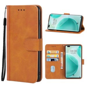 For Huawei nova 8 Pro Leather Phone Case(Brown) (OEM)