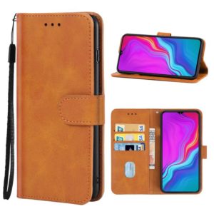 Leather Phone Case For Tecno Spark Go 2020(Brown) (OEM)