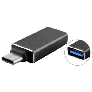 USB 3.0 to USB-C / Type-C 3.1 Converter Adapter For MacBook 12 inch, Chromebook Pixel 2015(Black) (OEM)
