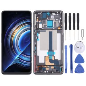 Original LCD Screen and Digitizer Full Assembly with Frame for Xiaomi Redmi K50 Gaming/Poco F4 GT(Black) (OEM)