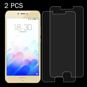 2 PCS for Meizu Meilan X 0.26mm 9H Surface Hardness 2.5D Explosion-proof Tempered Glass Screen Film (OEM)