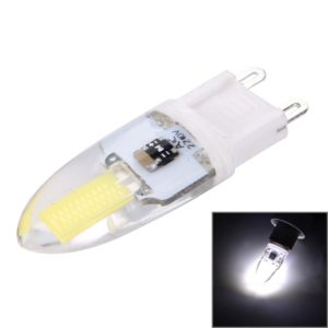 3W COB LED Light , G9 300LM Silicone Dimmable SMD 1505 for Halls / Office / Home, AC 220-240V(White Light) (OEM)