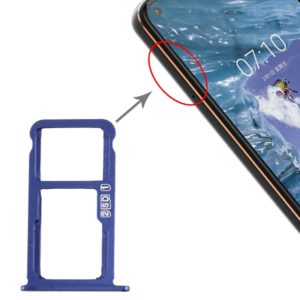 SIM Card Tray + SIM Card Tray / Micro SD Card Tray for Nokia X7 / 8.1 / 7.1 Plus / TA-1131(Blue) (OEM)