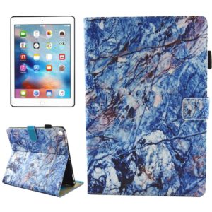 For iPad Pro 10.5 inch Blue Marble Pattern Horizontal Flip Leather Protective Case with Holder & Card Slots & Wallet & Pen Slot &Sleep / Wake-up (OEM)