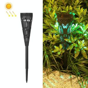 2 PCS Solar Outdoor LED Hollow Garden Ground Lawn Light(TH017A-2 Color Light) (OEM)