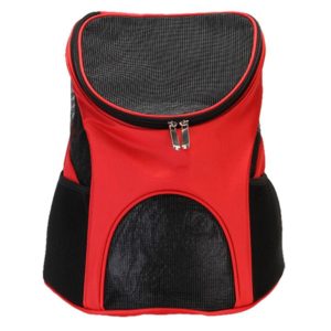 Portable Folding Nylon Breathable Pet Carrier Backpack, Size: 45 x 36 x 31cm(Red) (OEM)