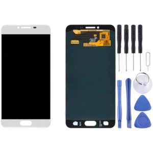 Original LCD Display + Touch Panel for Galaxy C5 / C5000(White) (OEM)