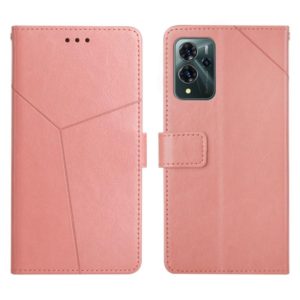 For ZTE Blade V40 Pro Y Stitching Horizontal Flip Leather Phone Case(Rose Gold) (OEM)