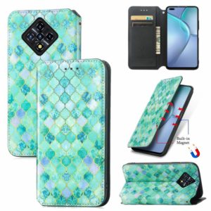 For Infinix Zero 8 CaseNeo Colorful Magnetic Leather Case with Holder & Card Slot & Wallet(Emerald) (OEM)