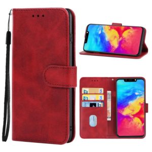 Leather Phone Case For Infinix Hot 7(Red) (OEM)