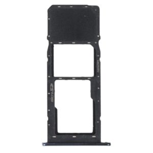SIM Card Tray + Micro SD Card Tray for LG K61 LMQ630EAW, LM-Q630 (Black) (OEM)