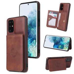 For Huawei P40 Pro Calf Texture Magnetic Phone Case(Coffee) (OEM)