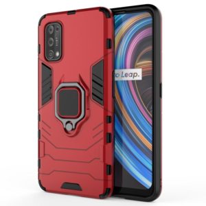 For OPPO Realme X7 PC + TPU Shockproof Protective Case with Magnetic Ring Holder(Red) (OEM)