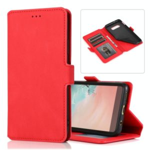 For Samsung Galaxy S20 5G Retro Magnetic Closing Clasp Horizontal Flip Leather Case with Holder & Card Slots & Photo Frame & Wallet(Red) (OEM)
