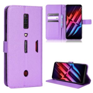 For ZTE nubia Red Magic 6 / 6 Pro Diamond Texture Leather Phone Case(Purple) (OEM)