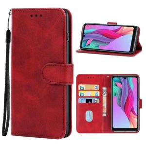 Leather Phone Case For ZTE Blade A5 (2020)(Red) (OEM)