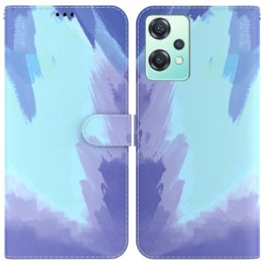 For OnePlus Nord CE 2 Lite 5G Watercolor Pattern Horizontal Flip Leather Phone Case(Winter Snow) (OEM)