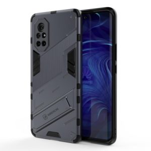 For Huawei Nova 8 Punk Armor 2 in 1 PC + TPU Shockproof Case with Invisible Holder(Grey) (OEM)