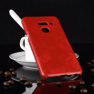 Shockproof Litchi Texture PC + PU Case for LG G8 ThinQ (Red) (OEM)