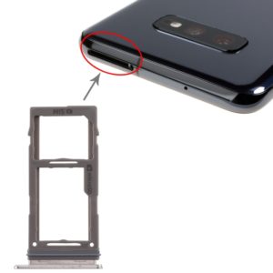 For Samsung Galaxy S10+ / S10 / S10e SIM Card Tray + Micro SD Card Tray (White) (OEM)