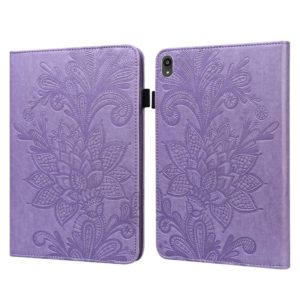 For Lenovo Tab P11 2020 11 inch TB-J606F/J606X Lace Flower Embossing Pattern Horizontal Flip Leather Case with Holder & Card Slots & Wallet & Photo Frame(Purple) (OEM)