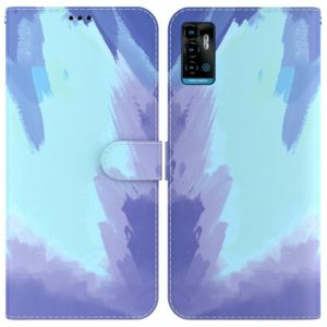 For ZTE Blade A72 / V40 Vita Watercolor Pattern Horizontal Flip Leather Phone Case(Winter Snow) (OEM)