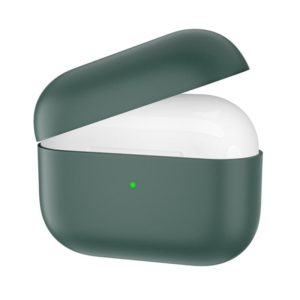 Split Silicone Earphone Protective Case For AirPods 3(Pine Needle Green) (OEM)