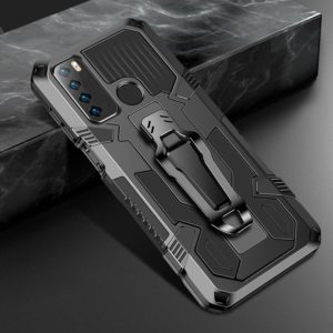 For Infinix Note7 Lite / Hot 9 Machine Armor Warrior Shockproof PC + TPU Protective Case(Black) (idewei) (OEM)