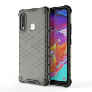 For Galaxy A70E Shockproof Honeycomb PC + TPU Case(Grey) (OEM)