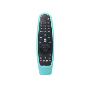 Suitable for LG Smart TV Remote Control Protective Case AN-MR600 AN-MR650a Dynamic Remote Control Silicone Case(Turquoise Blue) (OEM)